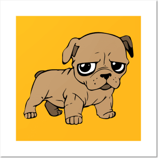 Baby Pupper Bulldog Posters and Art